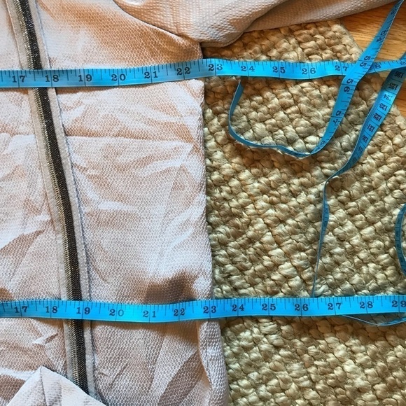 Chicos taupe long sleeve blouse shirt. Chicos size 2. New with tags. - Picture 8 of 11